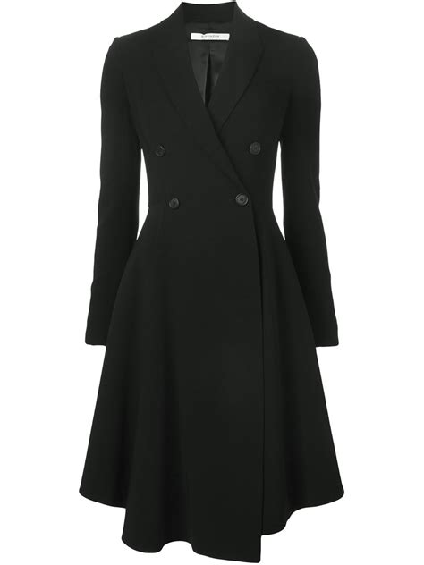 givenchy black capelet coat|net a porter givenchy jacket.